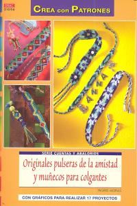 ORIGINALES PULSERAS DE LA AMISTAD Y MUÑECOS PARA COLGANTES, de Moras | portada del libro