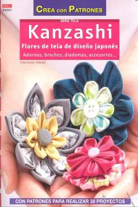 Kanzashi. Flores de tela de diseño japonés, de Hübner | portada del libro
