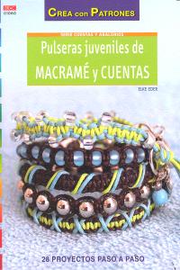 Pulseras juveniles de macramé y cuentas, de Eder, Elke | portada del libro