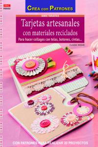 Tarjetas artesanales con materiales reciclados, de Wozar | portada del libro