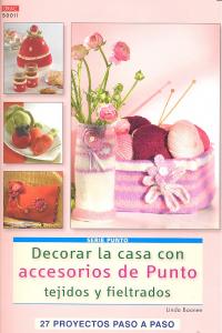 Decorar la casa con accesorios de punto tejidos y fieltrados, de Boonen, Linda | portada del libro