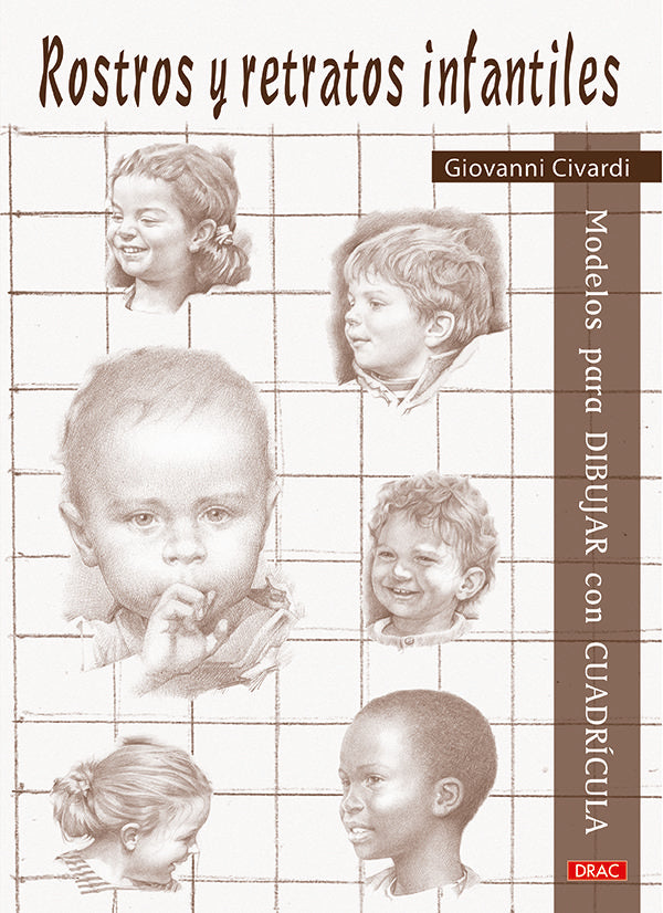 Rostros y retratos infantiles, de Civardi, Giovanni | portada del libro