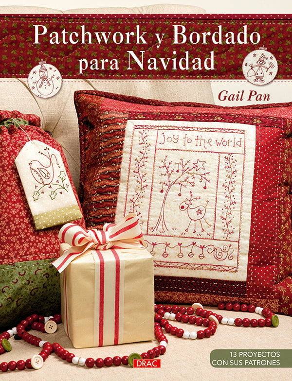 Patchwork y Bordado para Navidad, de Pan, Gail | portada del libro