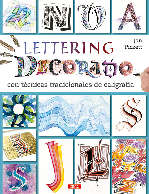 Lettering decorado, de Pickett | portada del libro