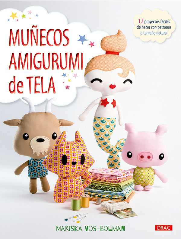 Muñecos amigurumi de tela, de Vos-Bolman, Mariska | portada del libro