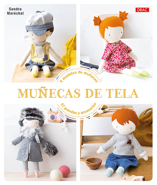 Muñecas de tela, de Maréchal, Sandra | portada del libro