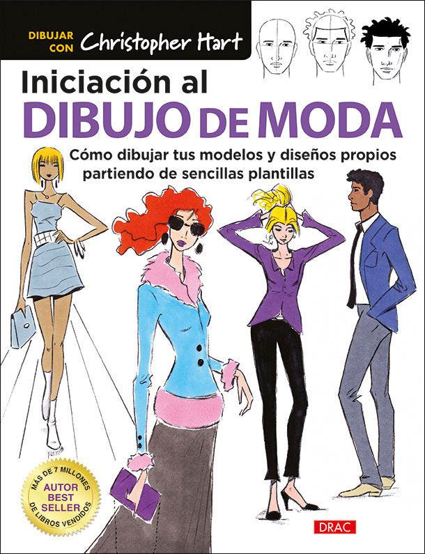 Iniciación al dibujo de moda, de Hart, Christopher | portada del libro