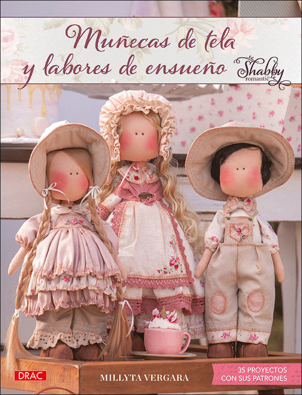 Muñecas de tela y labores de ensueño, de Vergara | portada del libro
