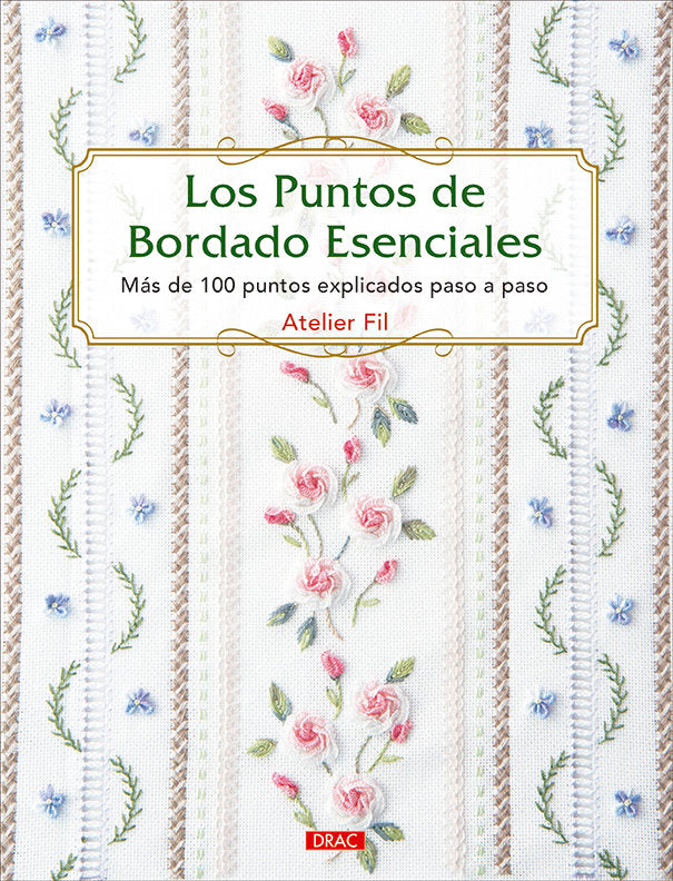 Los puntos de bordado esenciales, de Atelier Fil | portada del libro