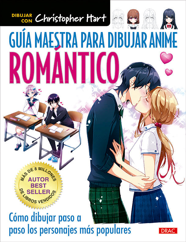 GUIA MAESTRA PARA DIBUJAR ANIME ROMANTICO, de HART, CHRISTOPHER | portada del libro