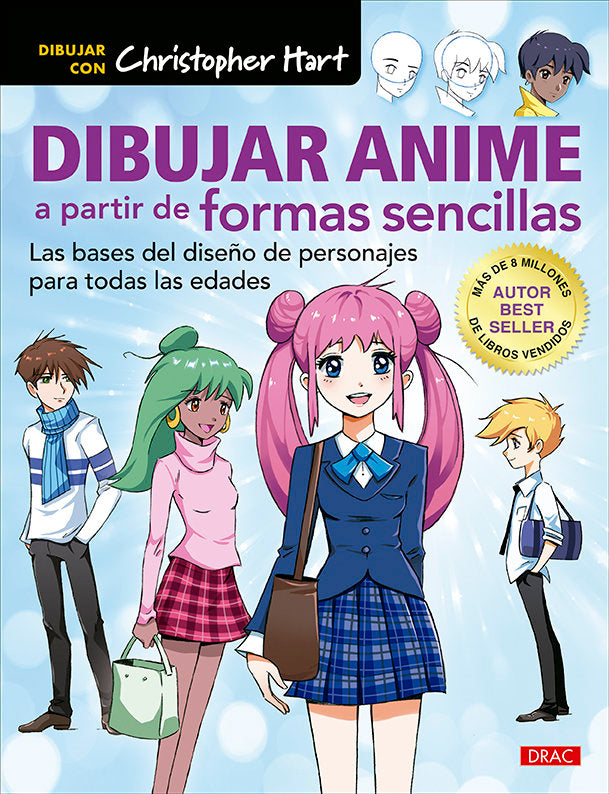 DIBUJAR ANIME A PARTIR DE FORMAS SENCILLAS, de HART, CHRISTOPHER | portada del libro