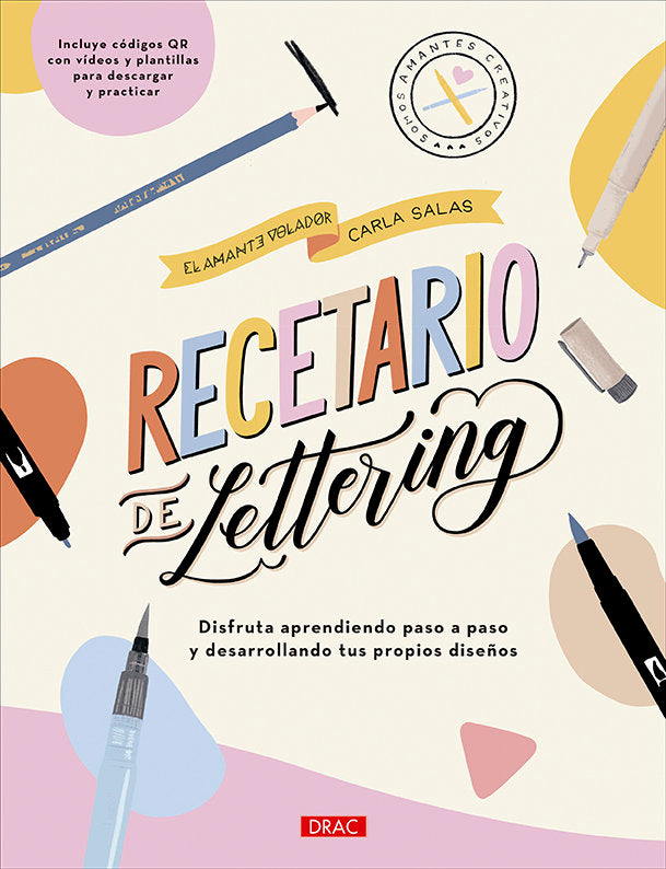 RECETARIO DE LETTERING, de SALAS, CARLA | portada del libro