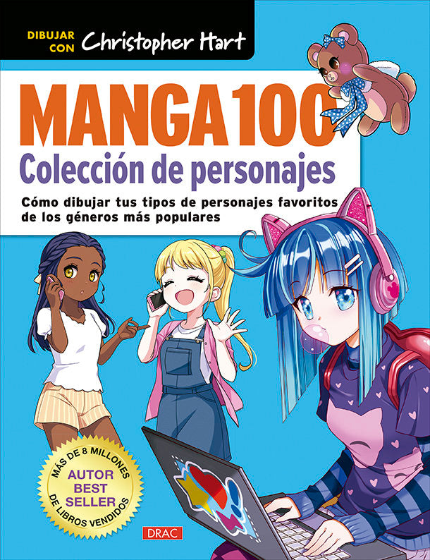 MANGA 100 COLECCION DE PERSONAJES, de HART, CHRISTOPHER | portada del libro
