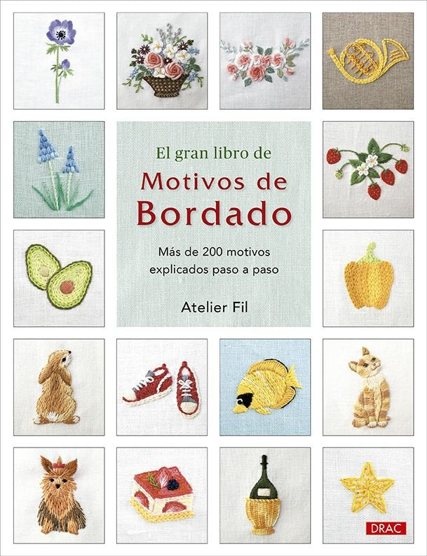 EL GRAN LIBRO DE MOTIVOS DE BORDADO, de ATELIER FIL | portada del libro