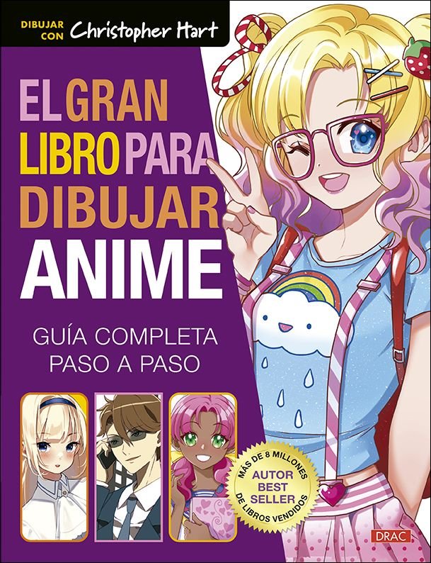 El gran libro para dibujar anime, de Christopher Hart | portada del libro