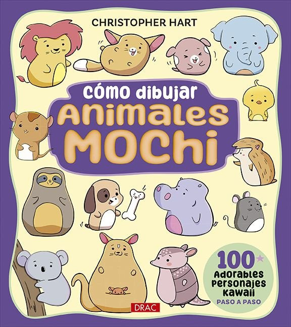 Como dibujar animales mochi, de Christopher Hart | portada del libro