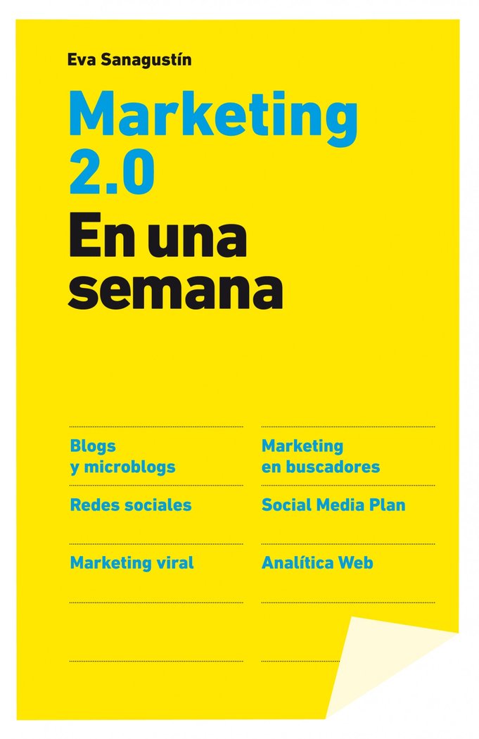 Marketing 2.0 en una semana, de Sanagustín, Eva | portada del libro