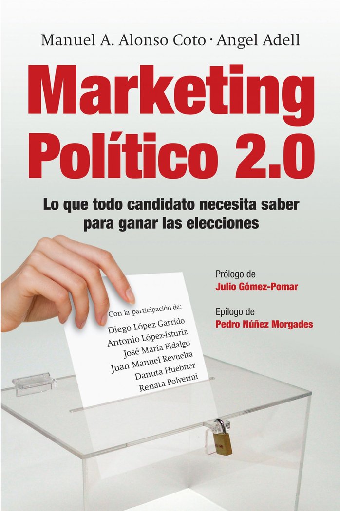 Marketing Político 2.0, de Adell | portada del libro