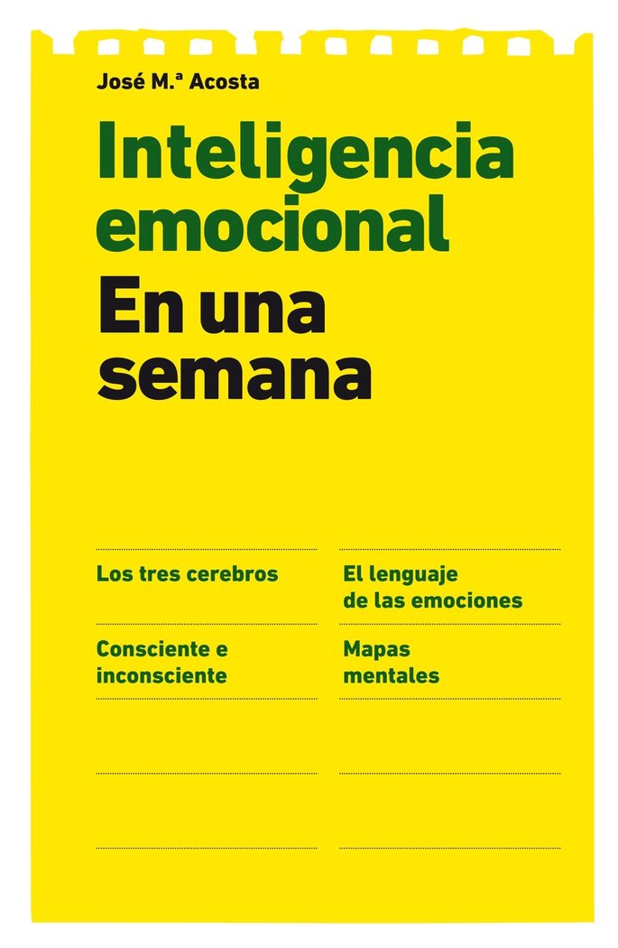 Inteligencia emocional en una semana, de Acosta, Jóse Mª | portada del libro