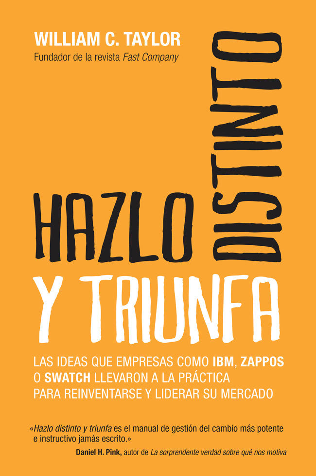 Hazlo distinto y triunfa, de Taylor | portada del libro