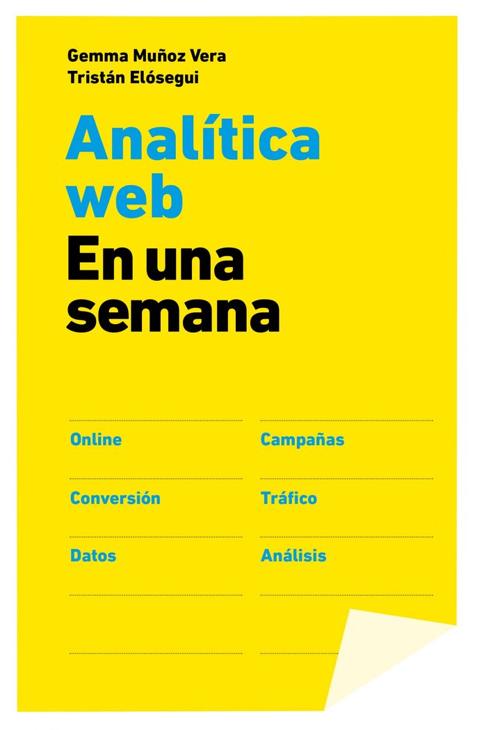 Analítica web en una semana, de Elósegui, Tristán | portada del libro