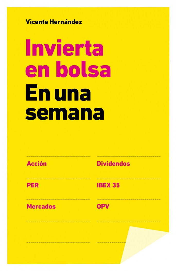 Invertir en bolsa en una semana, de Hernández | portada del libro