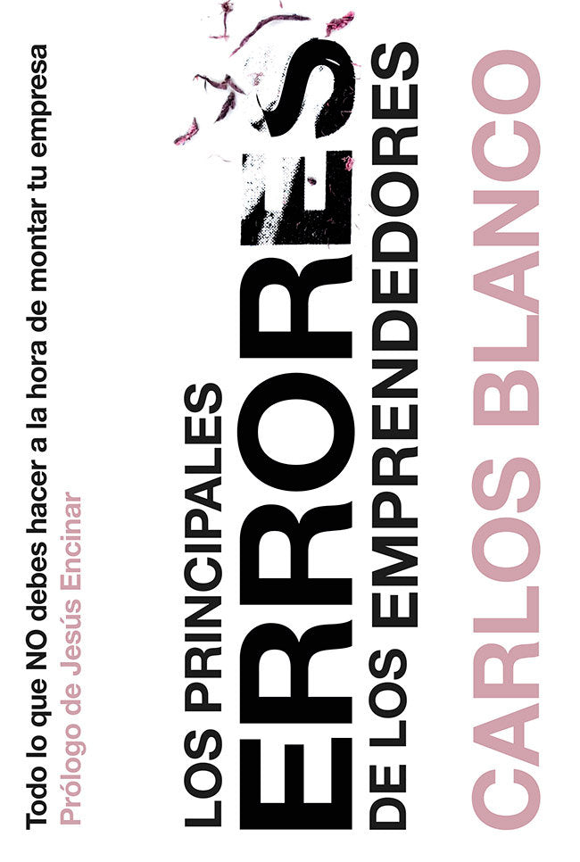 Los principales errores de los emprendedores, de Blanco Vázquez | portada del libro