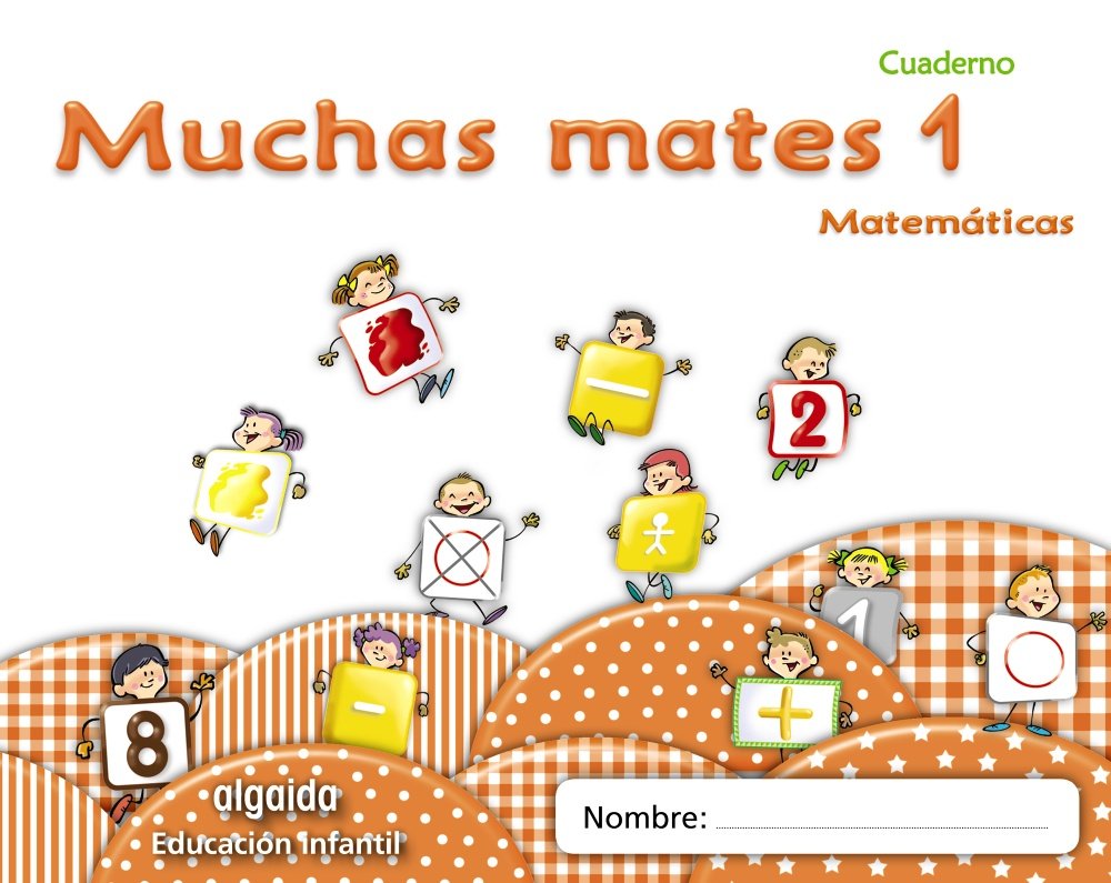 Muchas mates 1, de Campuzano Valiente | portada del libro