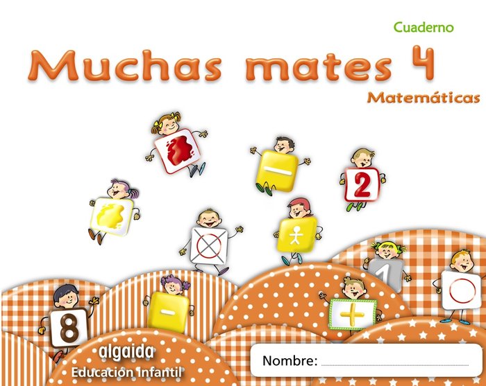 Muchas mates 4., de Campuzano Valiente | portada del libro