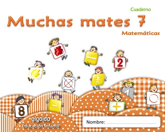 Muchas mates 7., de Campuzano Valiente | portada del libro