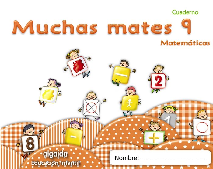 Muchas mates 9., de Campuzano Valiente | portada del libro