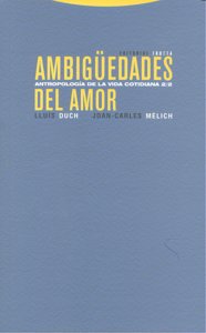 AMBIGUEDADES DEL AMOR, de Duch | portada del libro