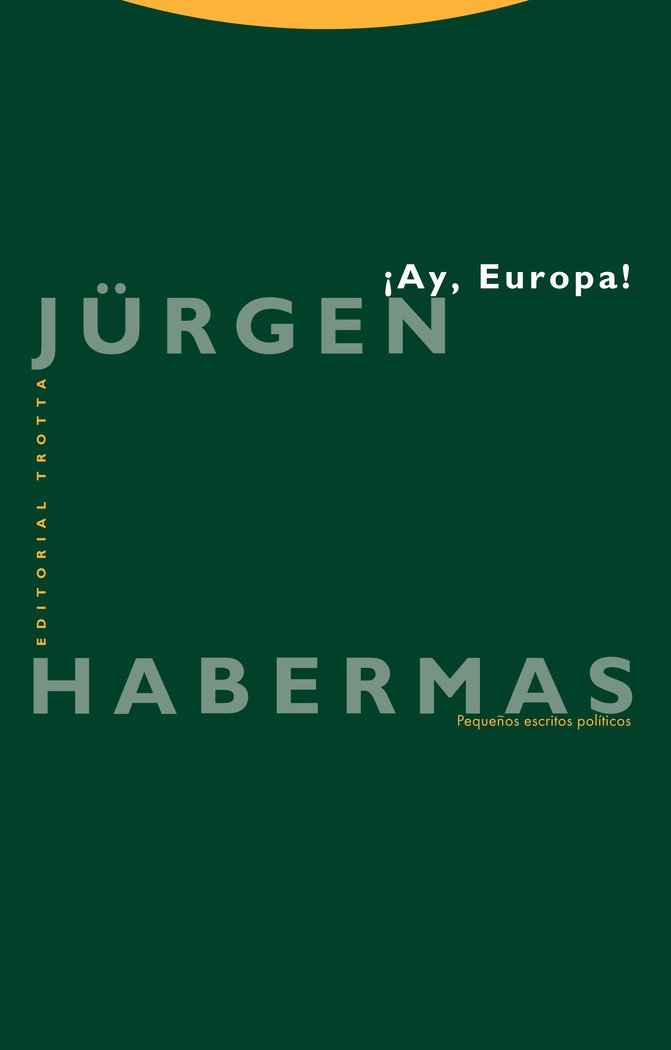 AY EUROPA, de Habermas | portada del libro