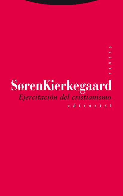 EJERCITACION DEL CRISTIANISMO, de Kierkegaard | portada del libro