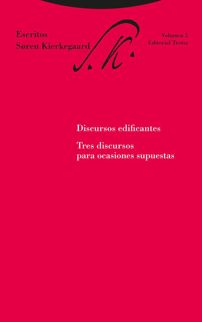 ESCRITOS VOL 5 DISCURSOS EDIFICANTES, de Kierkegaard | portada del libro