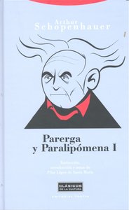 PARERGA Y PARALIPOMENA I 4ｦED, de SCHOPENHAUER | portada del libro