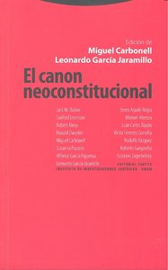 CANON NEOCONSTITUCIONAL,EL, de CARBONELL | portada del libro