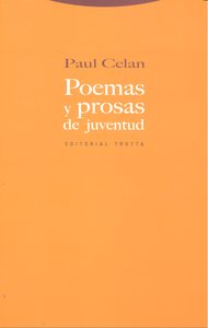 POEMAS Y PROSAS DE JUVENTUD, de Celan | portada del libro
