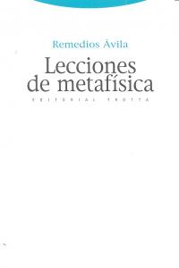 LECCIONES DE METAFISICA, de Ávila Crespo | portada del libro
