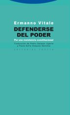 DEFENDERSE DEL PODER, de ERMANNO VITALE | portada del libro