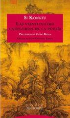 VEINTICUATRO CATEGORIAS DE LA POESIA,LAS, de Pilar González España | portada del libro