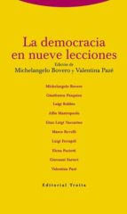 DEMOCRACIA EN NUEVE LECCIONES,LA, de Michelangelo Bovero | portada del libro