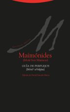 GUIA DE PERPLEJOS NE, de Maimónides | portada del libro
