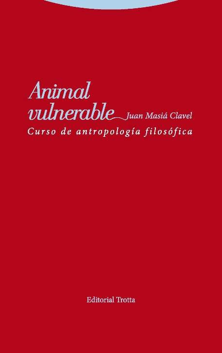 ANIMAL VULNERABLE, de Masiá Clavel | portada del libro