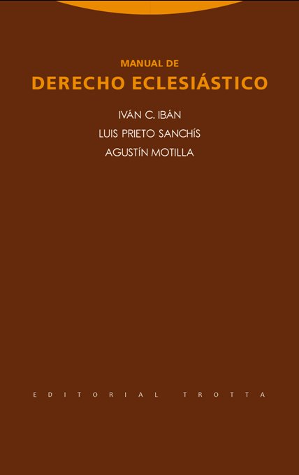 MANUAL DE DERECHO ECLESIASTICO NE, de Iban | portada del libro