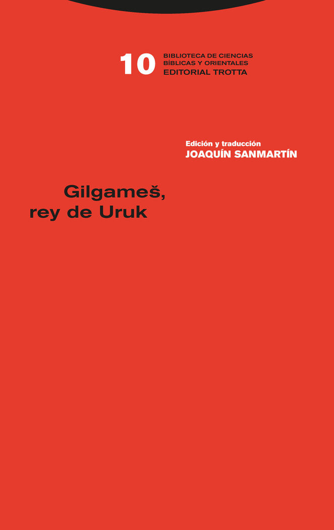 GILGAMEU REY DE URUK - NE, de SANMARTíN | portada del libro