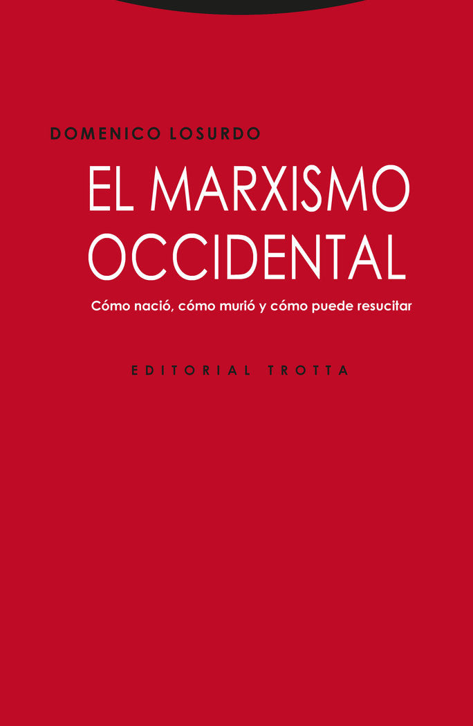 MARXISMO OCCIDENTAL,EL, de Losurdo | portada del libro