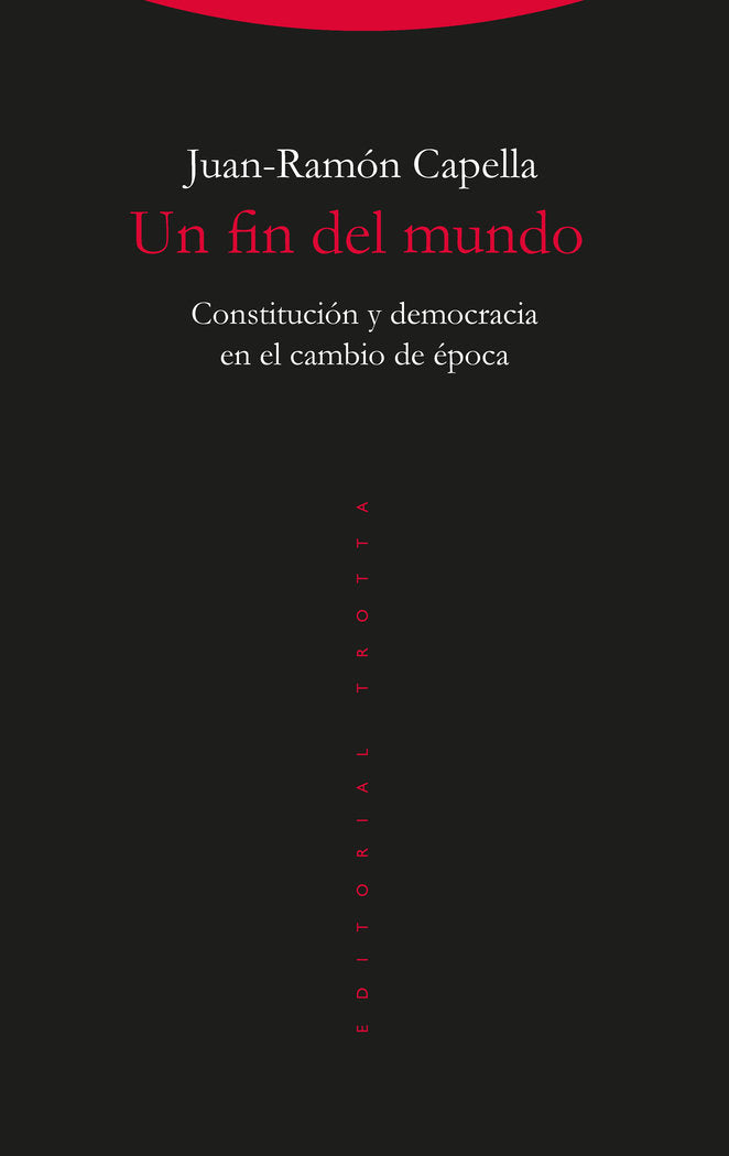 UN FIN DEL MUNDO, de Capella | portada del libro