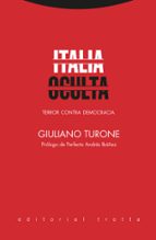 ITALIA OCULTA, de GIULIANO TURONE | portada del libro