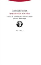 INTRODUCCION A LA ETICA, de Edmund Husserl | portada del libro